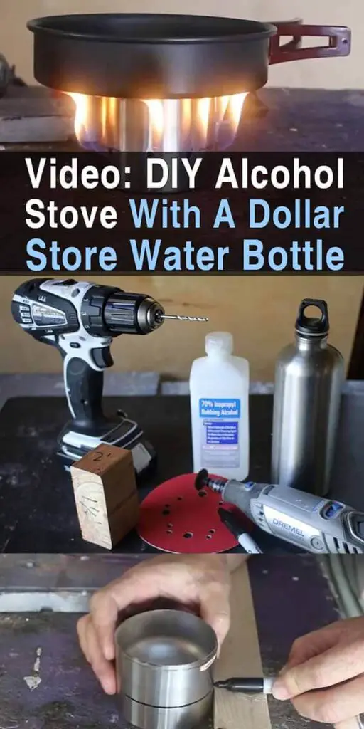 DIY Alcohol Stove With a Dollar Store Water Bottle Urban Survival Site