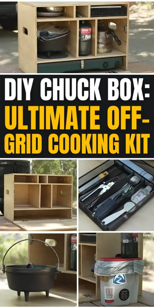 DIY Chuck Box - Ultimate Off-Grid Cooking Kit