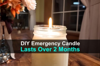 DIY Emergency Candle Lasts Over 2 Months