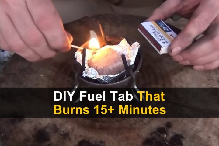 DIY Fuel Tab That Burns 15+ Minutes
