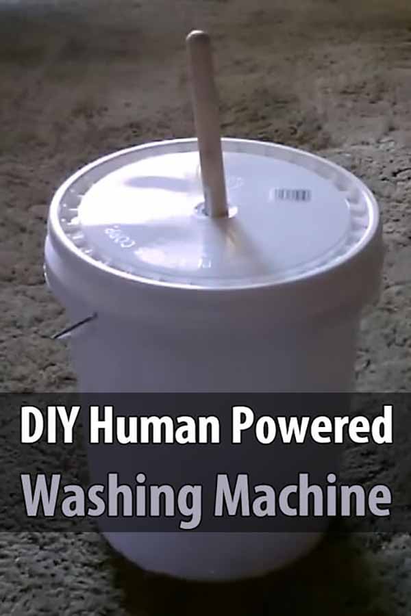 DIY Human Powered Washing Machine