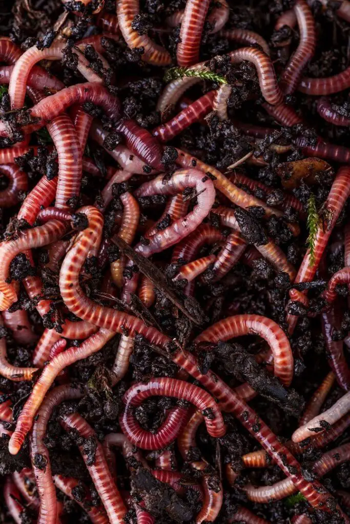 Earthworms in Soil