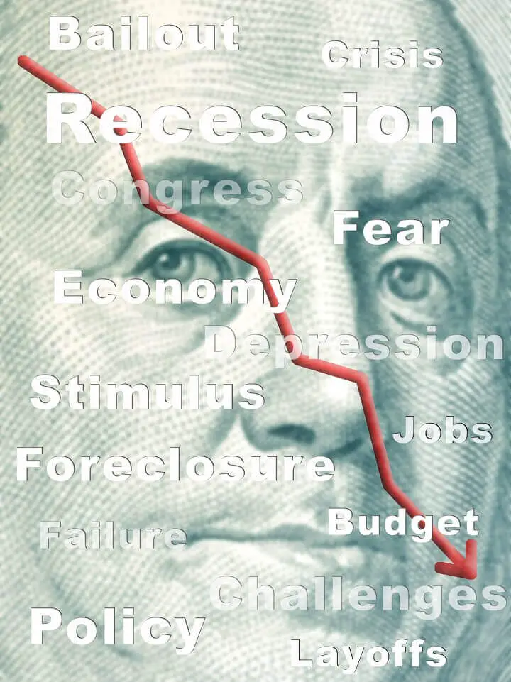Economic Recession Graphic