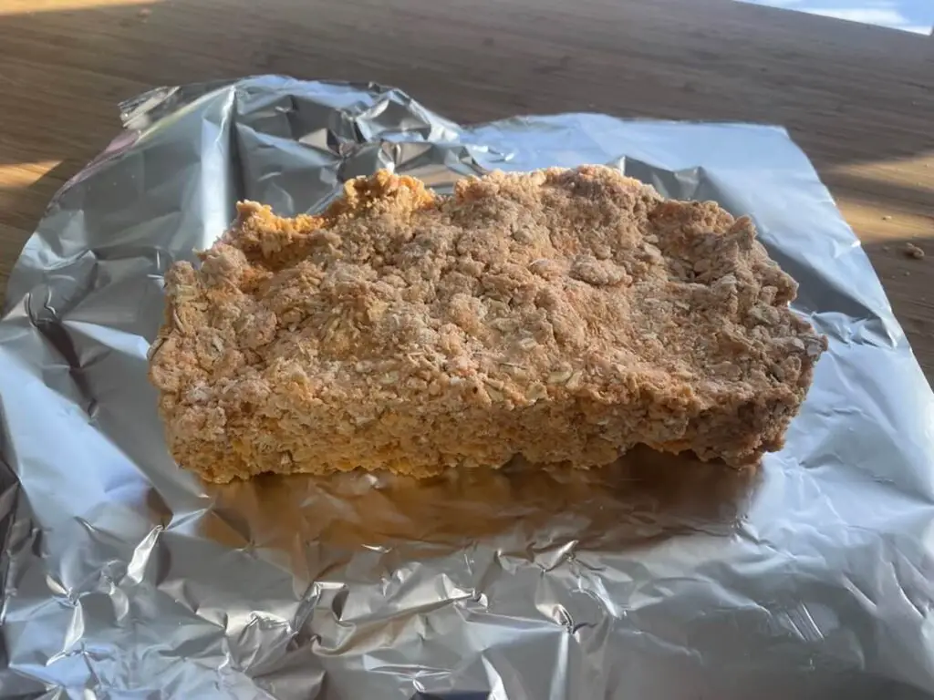 Emergency Ration Bars On Foil