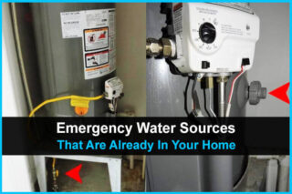 Emergency Water Sources That Are Already In Your Home