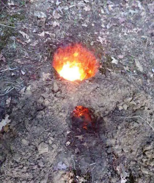 Fire Pit In Action