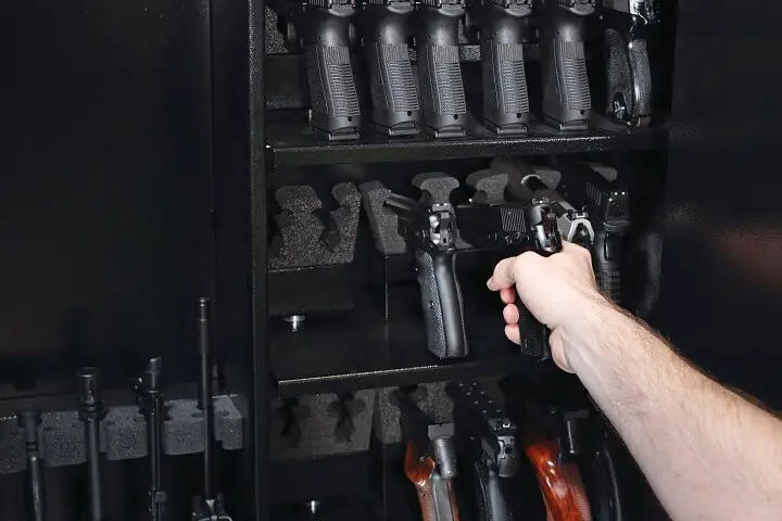 Firearms in Gun Safe