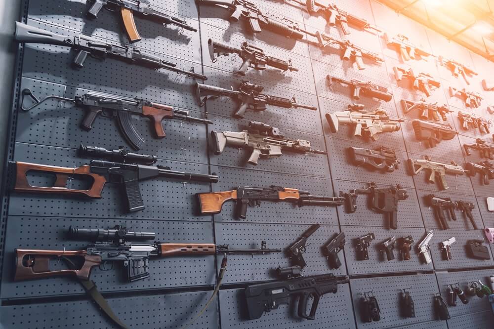 Firearms on Wall