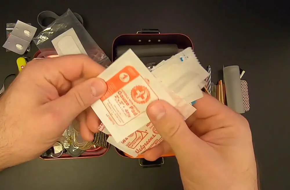 First Aid Supplies Tin