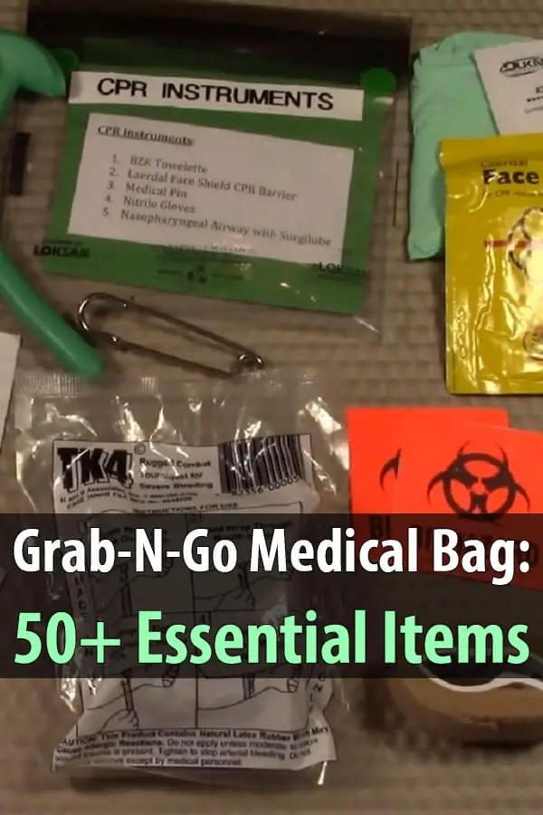 Grab-N-Go Medical Bag: 50+ Essential Items