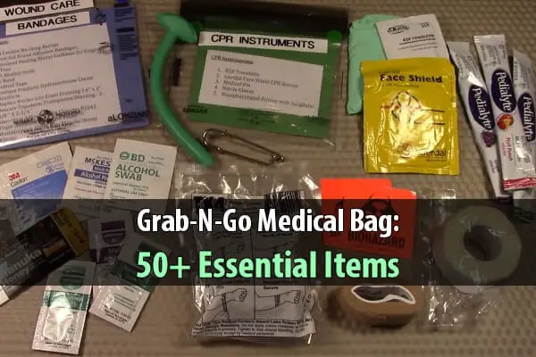 Grab-N-Go Medical Bag: 50+ Essential Items