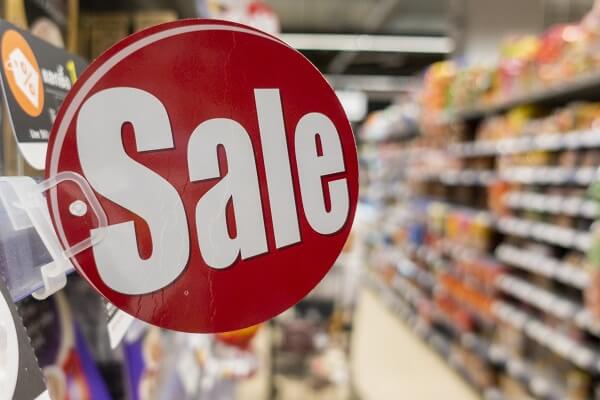 Grocery Store Sale Sign
