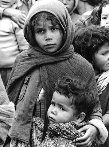 Group of Child Refugees
