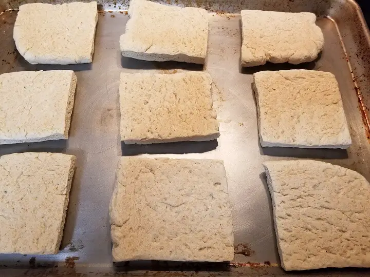 Hardtack Flipped Over