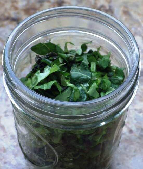 Herbs in Glass Jar