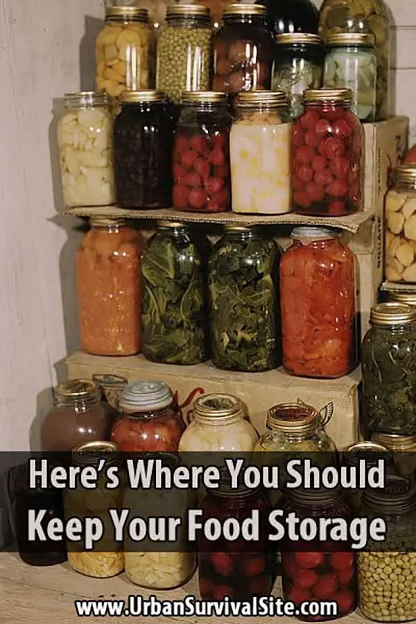 Here's Where You Should Keep Your Food Storage