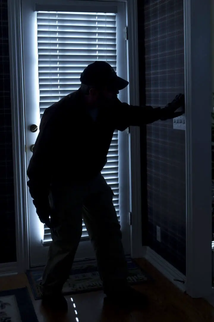 Home Defense Burglar Breaking In