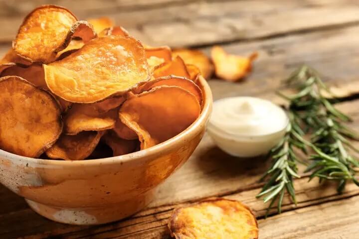 Homemade Sweet Potato Chips