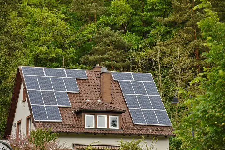 House With Solar Panels