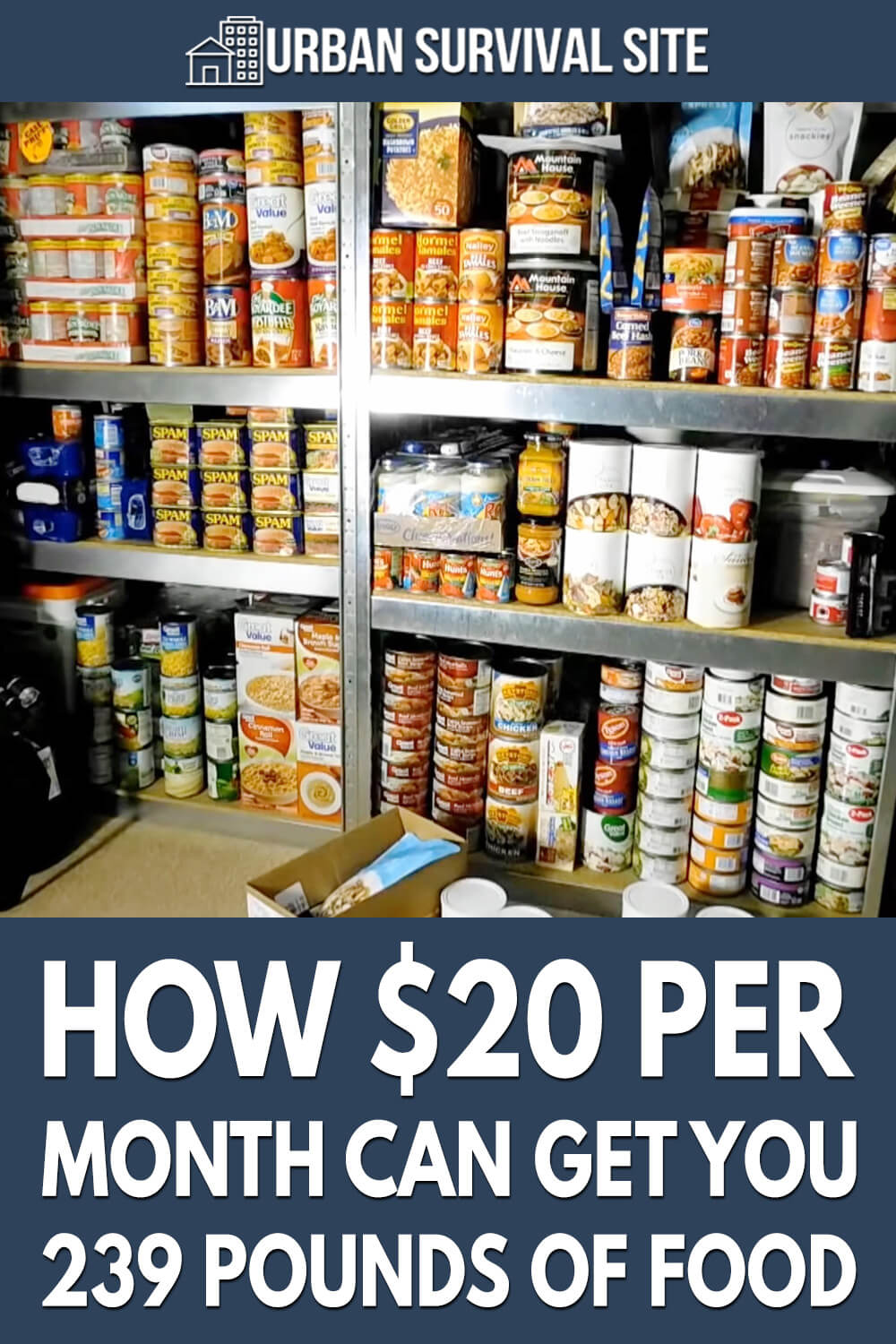 How $20 Per Month Can Get You 239 Pounds of Food