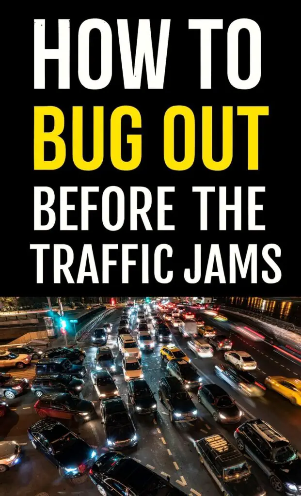 How to Bug Out Before The Traffic Jams