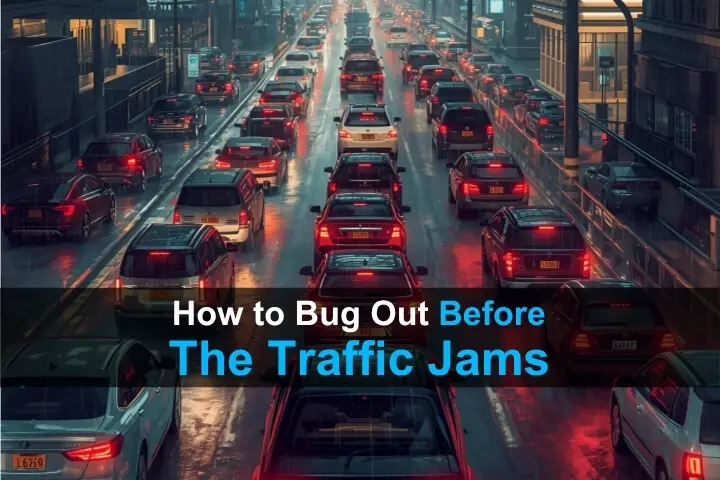 How to Bug Out Before The Traffic Jams