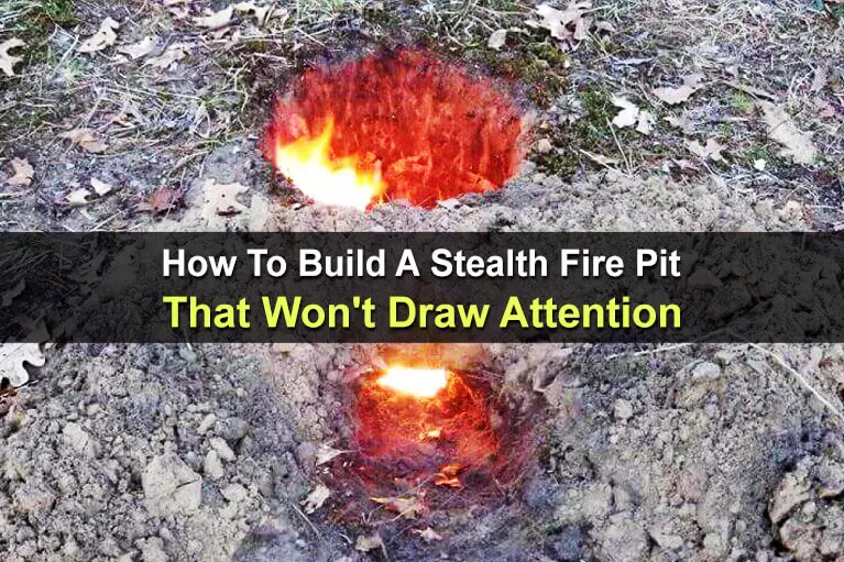 How To Build A Stealth Fire Pit That Won't Draw Attention