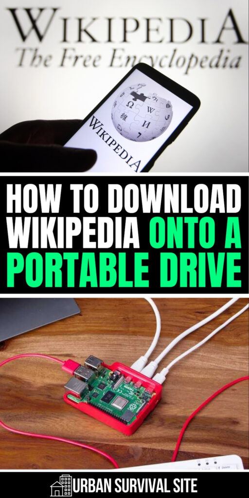 How to Download Wikipedia Onto a Portable Drive