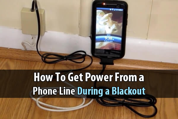 How to Get Power From a Phone Line During a Blackout