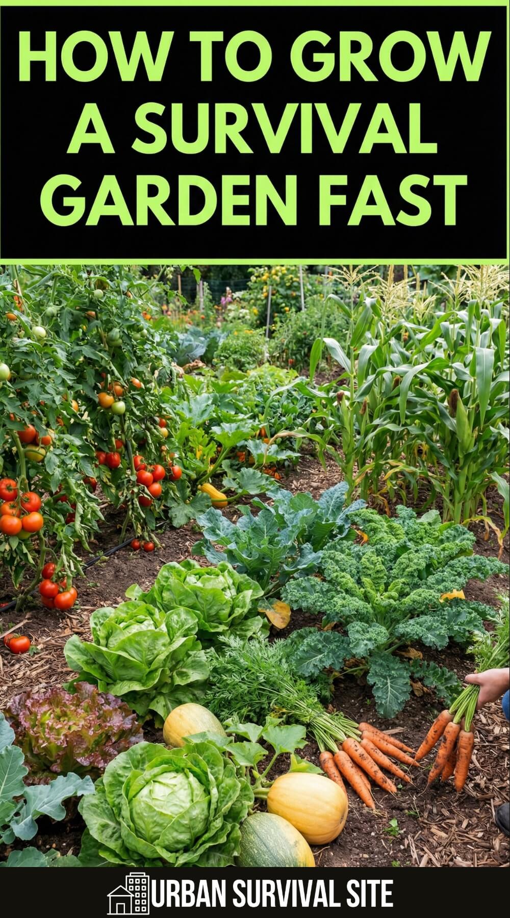 How to Grow a Survival Garden FAST