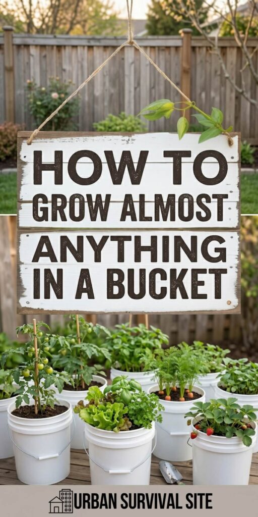 How to Grow Almost Anything in a Bucket