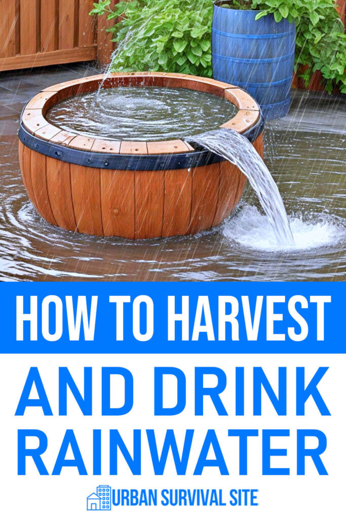 How To Harvest And Drink Rainwater
