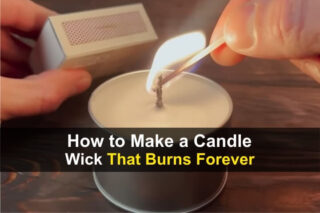 How To Make A Candle Wick That Burns FOREVER