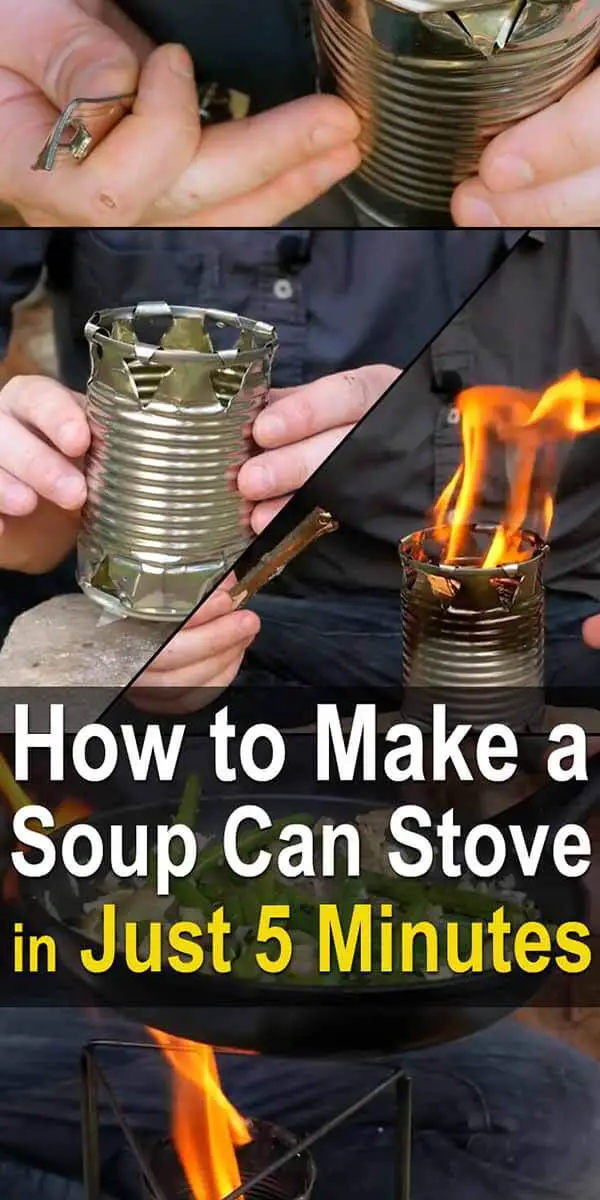 How to Make a Soup Can Stove in Just 5 Minutes