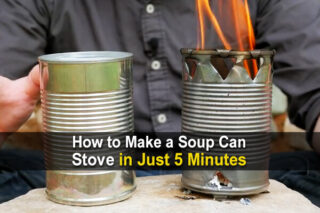 How to Make a Soup Can Stove in Just 5 Minutes