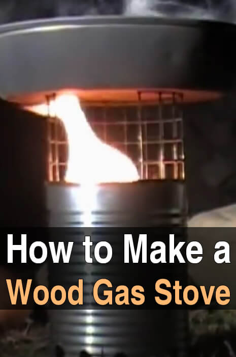 How to Make a Wood Gas Stove