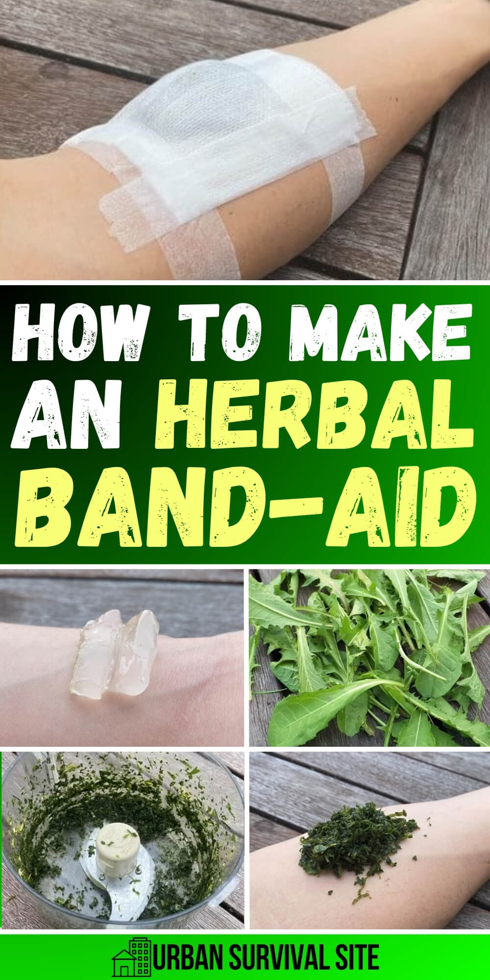 How to Make an Herbal Band-Aid
