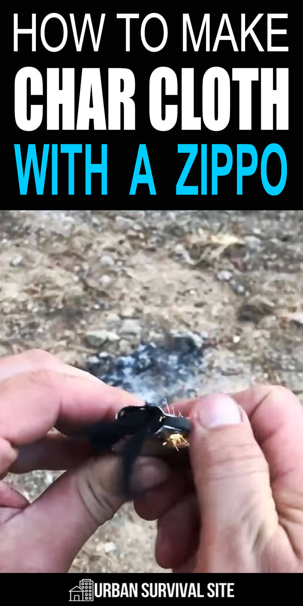 How to Make Char Cloth with a Zippo