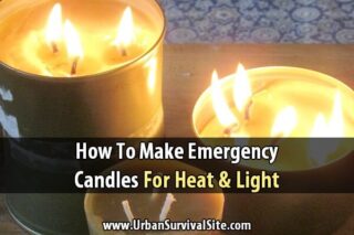 How to Make Emergency Candles for Heat and Light