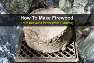How To Make Firewood From Recycled Paper (With Pictures)