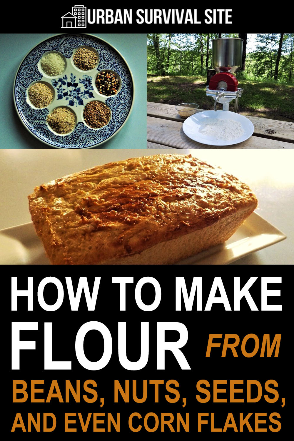 How to Make Flour from Beans, Nuts, Seeds and Even Corn Flakes