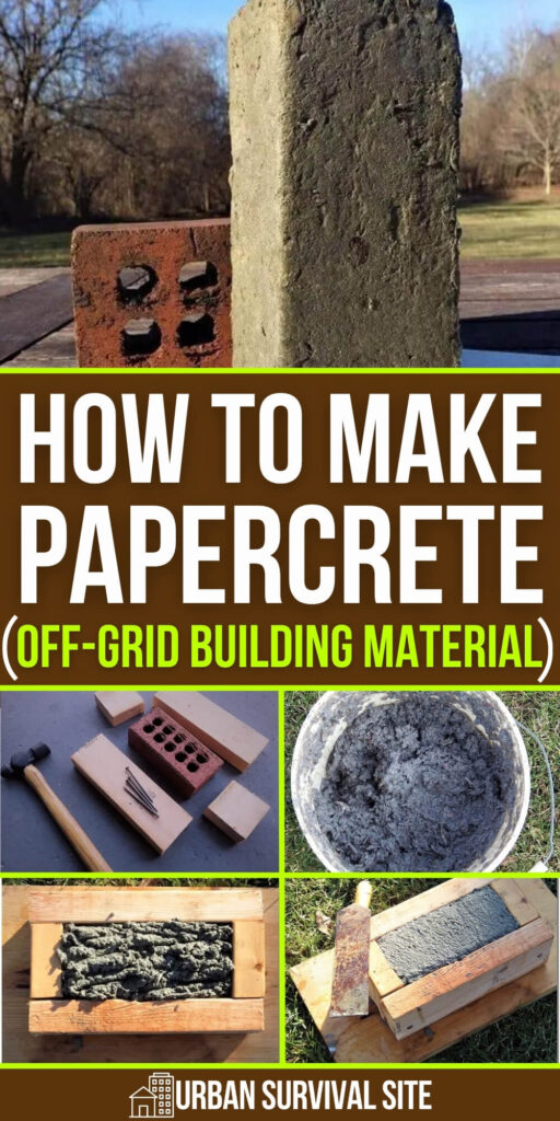 How to Make Papercrete (Off-Grid Building Material)