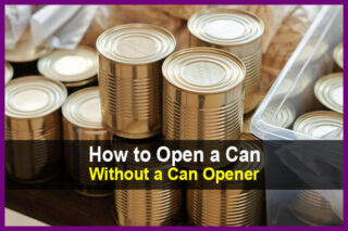 How to Open a Can Without a Can Opener