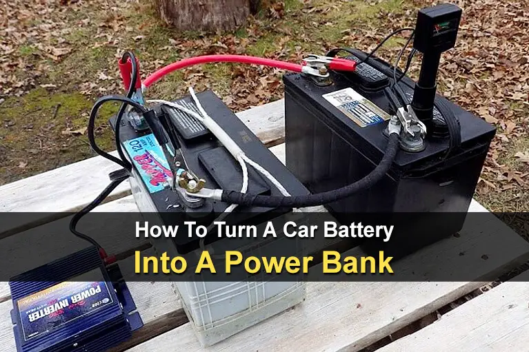How to Use a Car Battery for Electricity  