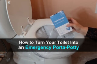 How to Turn Your Toilet Into an Emergency Porta-Potty