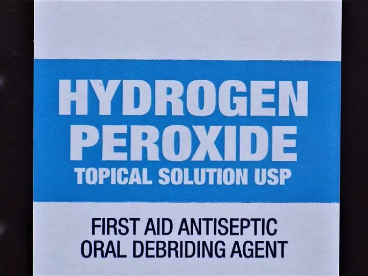 Hydrogen Peroxide Label
