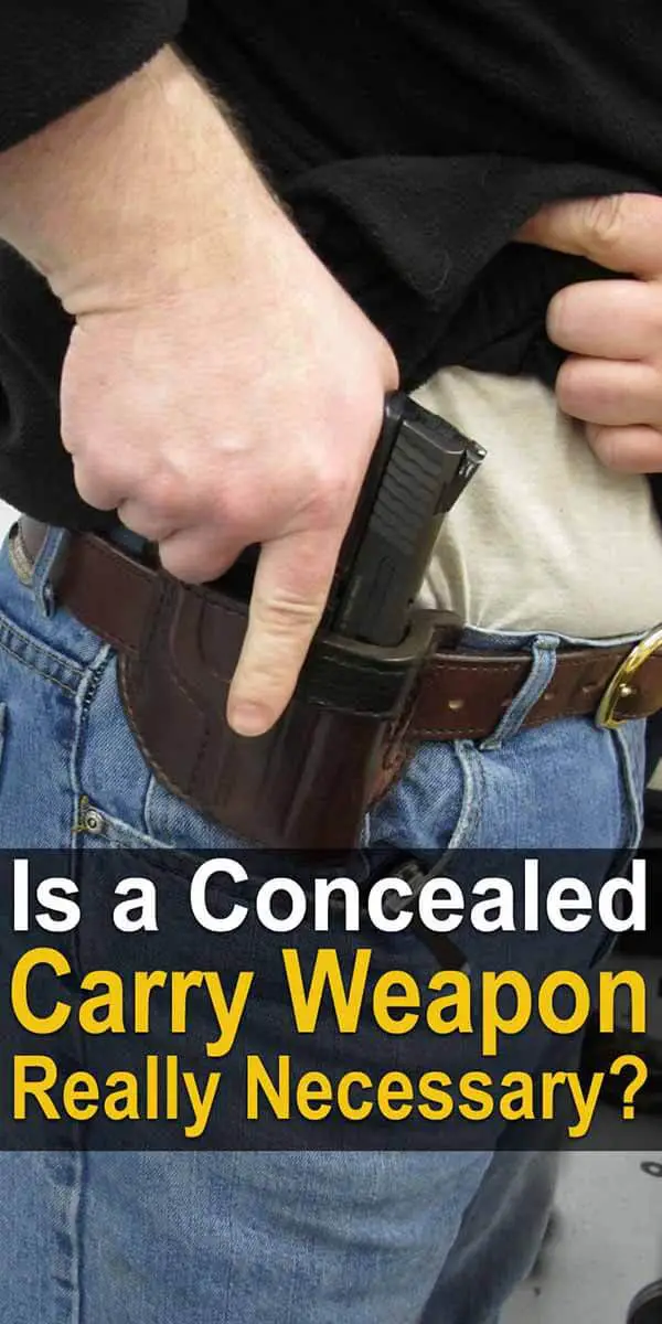 Is a Concealed Carry Weapon Really Necessary?