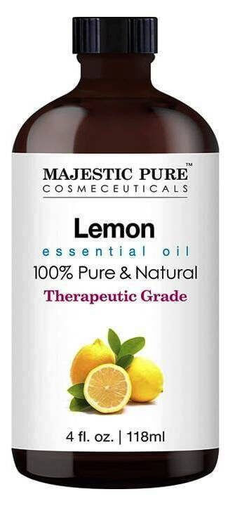 Lemon Essential Oil Bottle