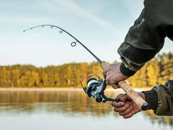Man Fishing With Rod