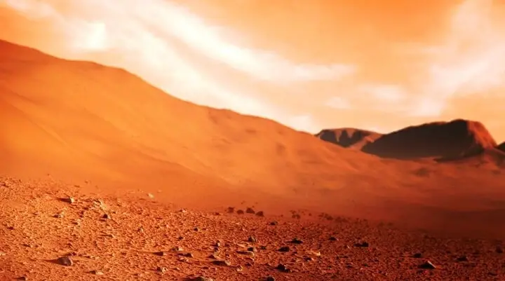 Mars Desert Landscape